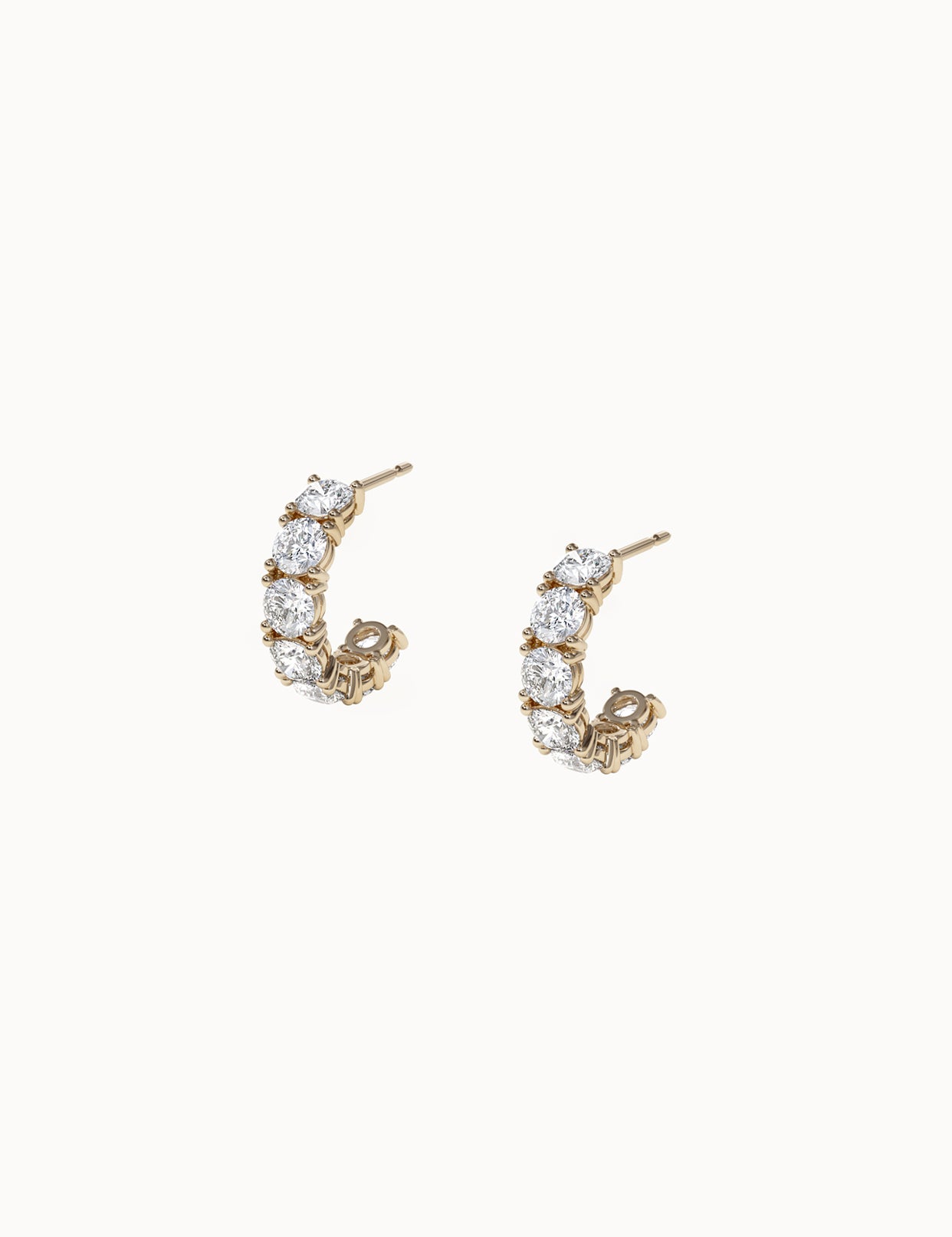 Round-Cut-Diamond-Hoops-Yellow-Gold-MARLII-LAB