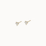 Diamond-Cluster-Studs-Yellow-Gold-MARLII-LAB