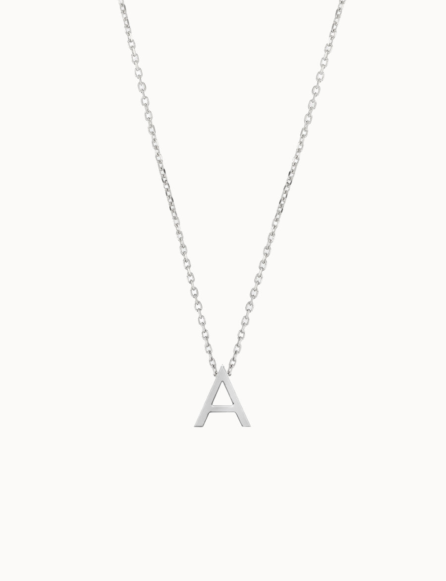 Fine-Gold-Letter-Necklace-White-Gold-MARLII-LAB