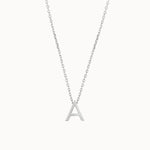 Fine-Gold-Letter-Necklace-White-Gold-MARLII-LAB