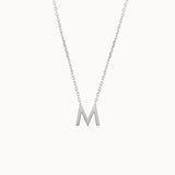 Fine-Gold-Letter-Necklace-White-Gold-MARLII-LAB