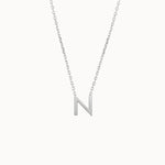 Fine-Gold-Letter-Necklace-White-Gold-MARLII-LAB