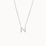 Fine-Gold-Letter-Necklace-White-Gold-MARLII-LAB