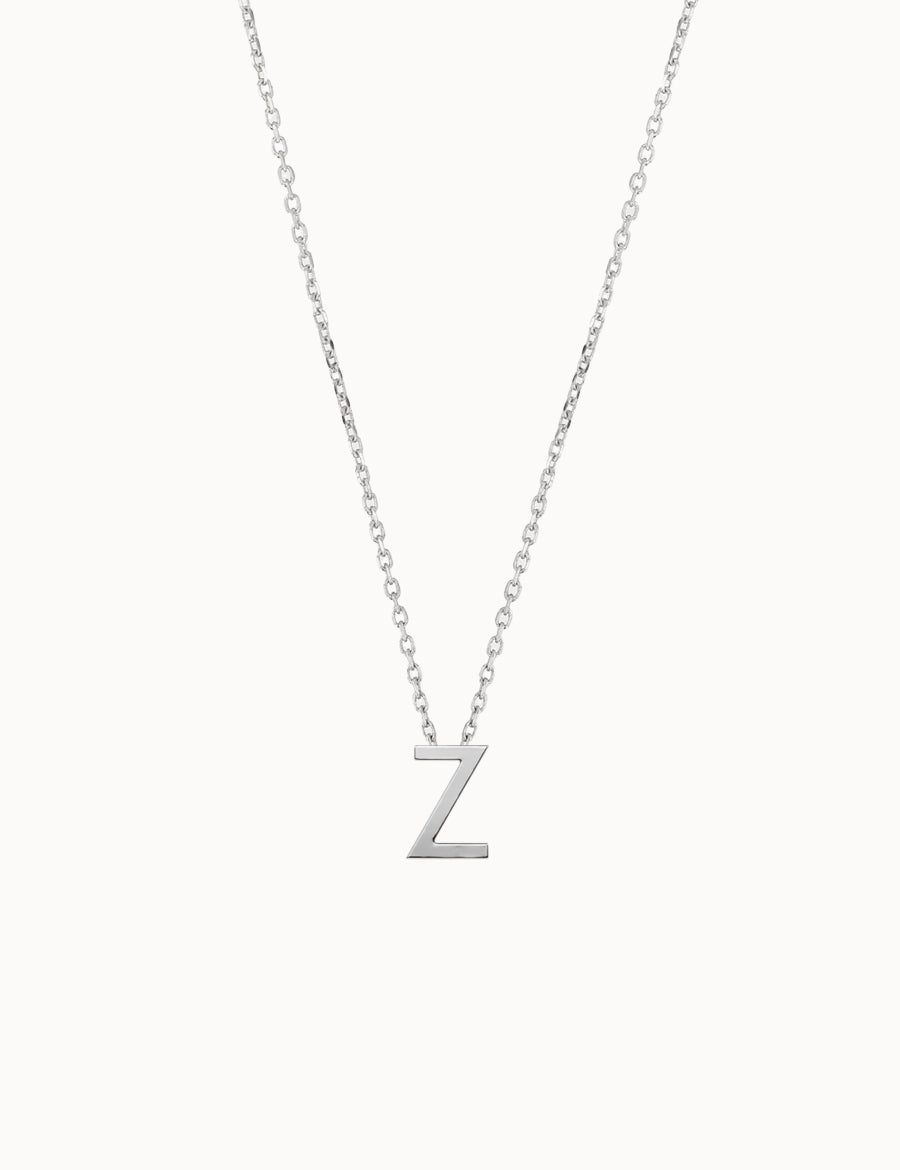 Fine-Gold-Letter-Necklace-White-Gold-MARLII-LAB