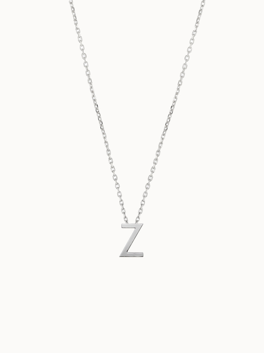 Fine-Gold-Letter-Necklace-White-Gold-MARLII-LAB