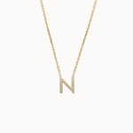 Fine-Gold-Letter-Necklace-Yellow-Gold-MARLII-LAB
