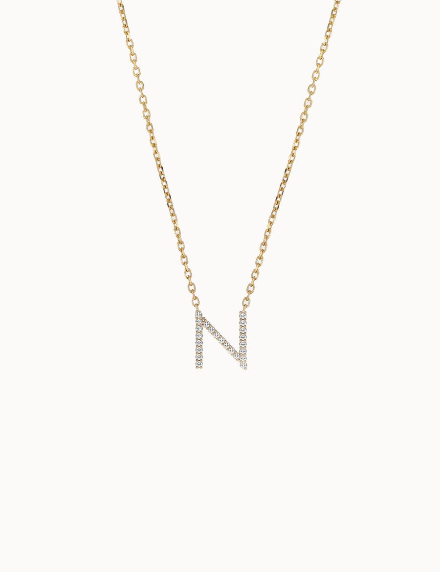 Fine-Diamond-Letter-Necklace-Yellow-Gold-MARLII-LAB