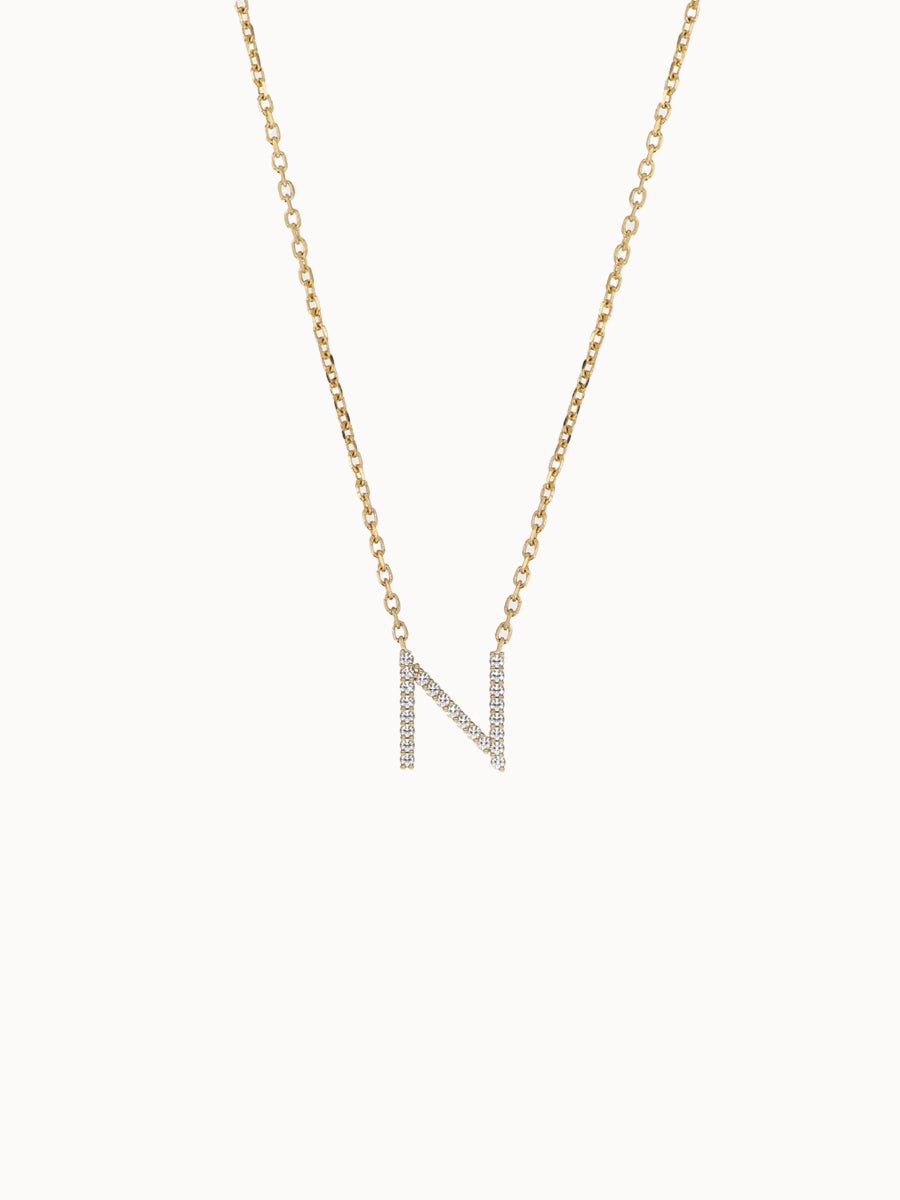Fine-Diamond-Letter-Necklace-Yellow-Gold-MARLII-LAB