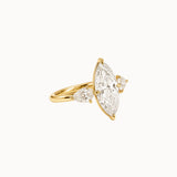 Marquise Diamond With Pear Accents