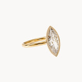 Marquise Diamond in Ultra-Fine Pavé Bezel