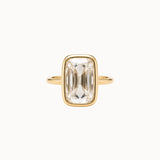 Old Mine Cushion Diamond in Bezel