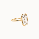 Old Mine Cushion Diamond in Bezel