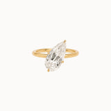 Old Mine Pear Diamond Titled
