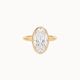 Oval Diamond in Georgian Setting