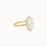 Oval Diamond in Georgian Setting