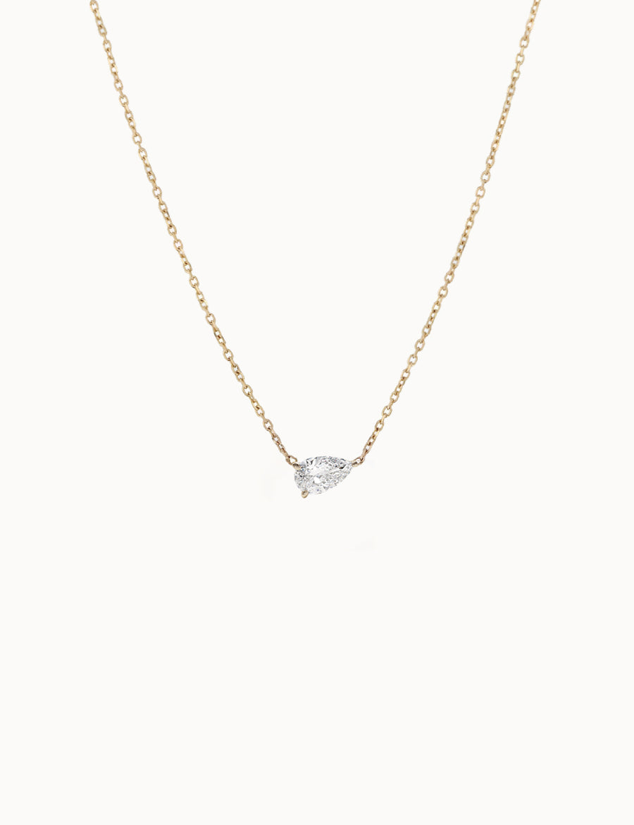 Pear-Cut-Diamond-Pendant-Yellow-Gold-MARLII-LAB