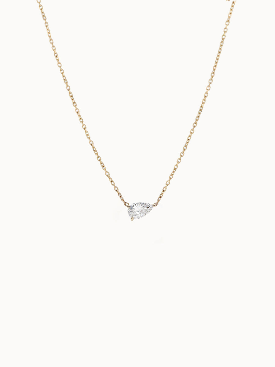 Pear-Cut-Diamond-Pendant-Yellow-Gold-MARLII-LAB