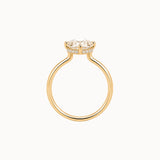 Pear Cut Diamond in Compass Setting