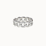 Pavé-Solid-Gold-Chain-Ring-White-Gold-MARLII-LAB