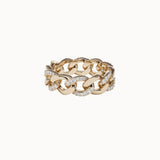 Pavé-Solid-Gold-Chain-Ring-Yellow-Gold-MARLII-LAB