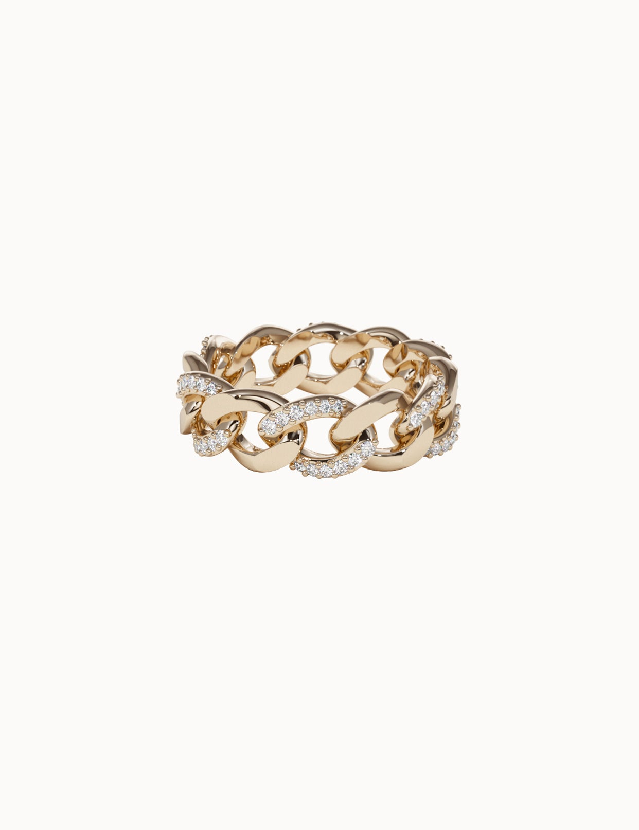 Pavé-Solid-Gold-Chain-Ring-Yellow-Gold-MARLII-LAB