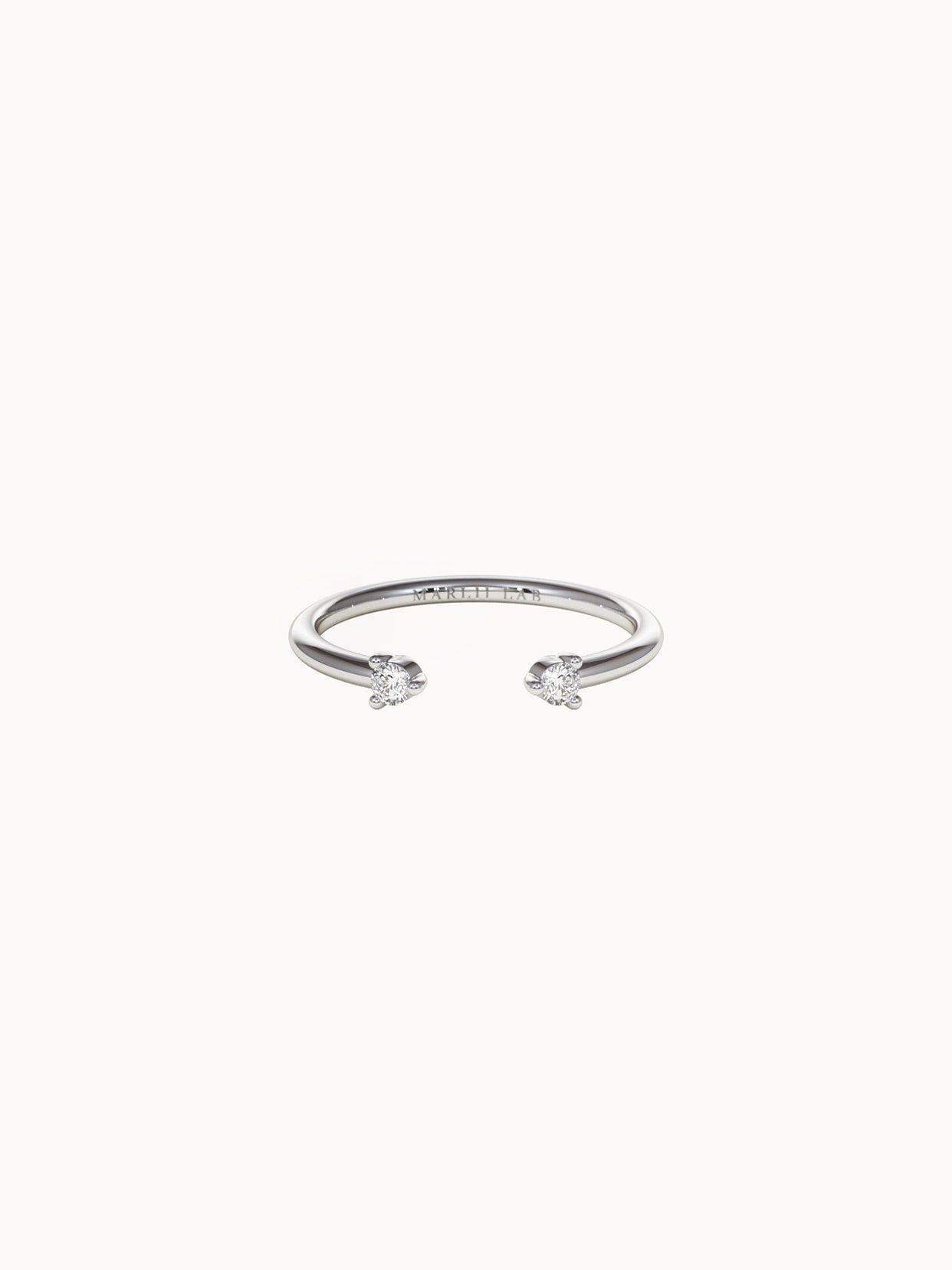 Double-Diamond-Open-Ring-White-Gold-MARLII-LAB