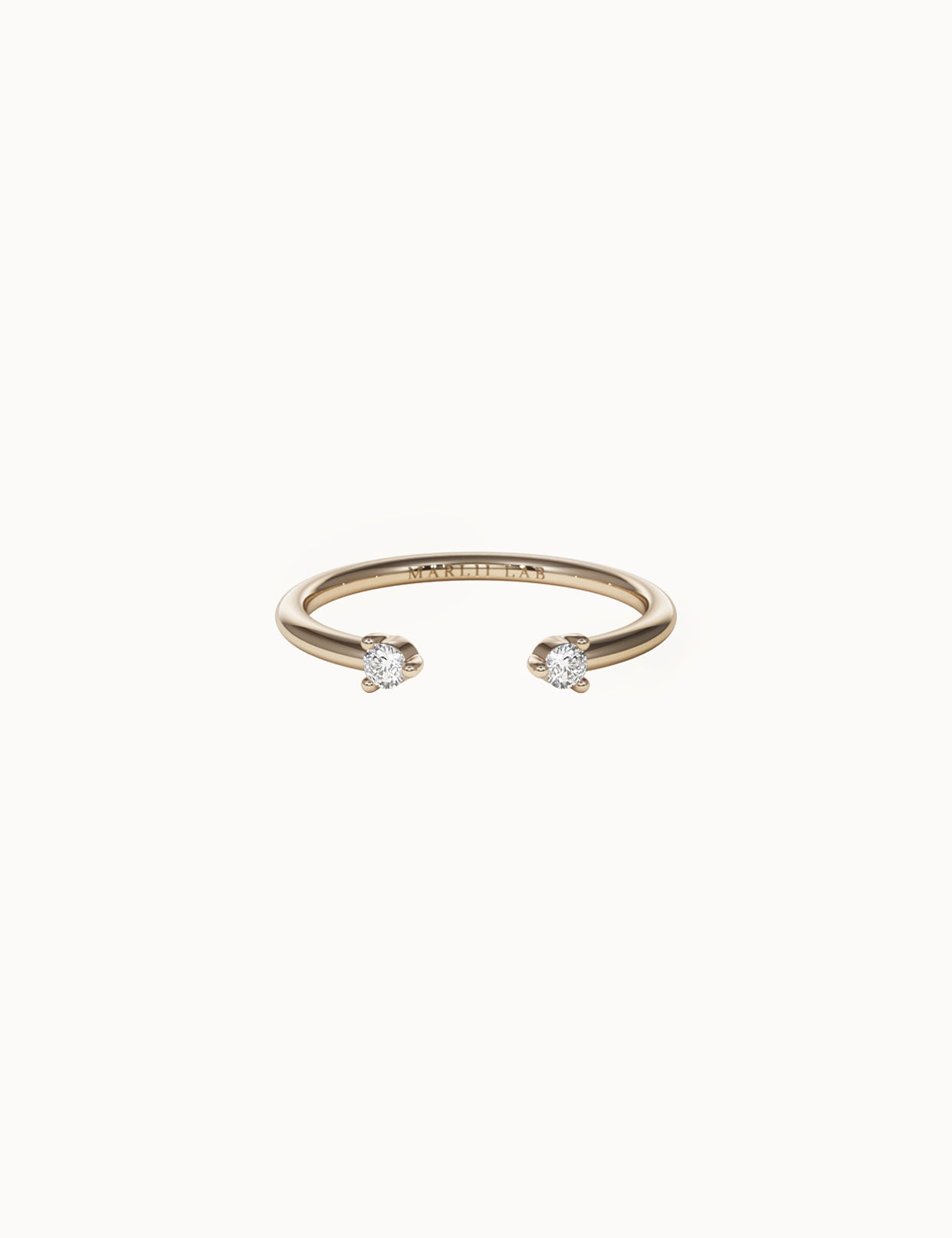 Double-Diamond-Open-Ring-Yellow-Gold-MARLII-LAB