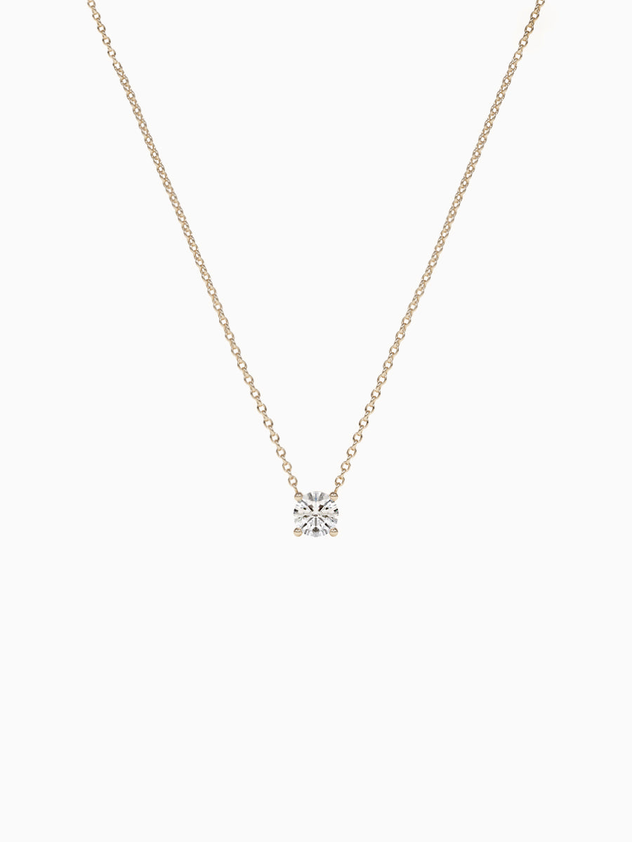 Round-Diamond-Pendant-0.25ct-Yellow-Gold-MARLII-LAB