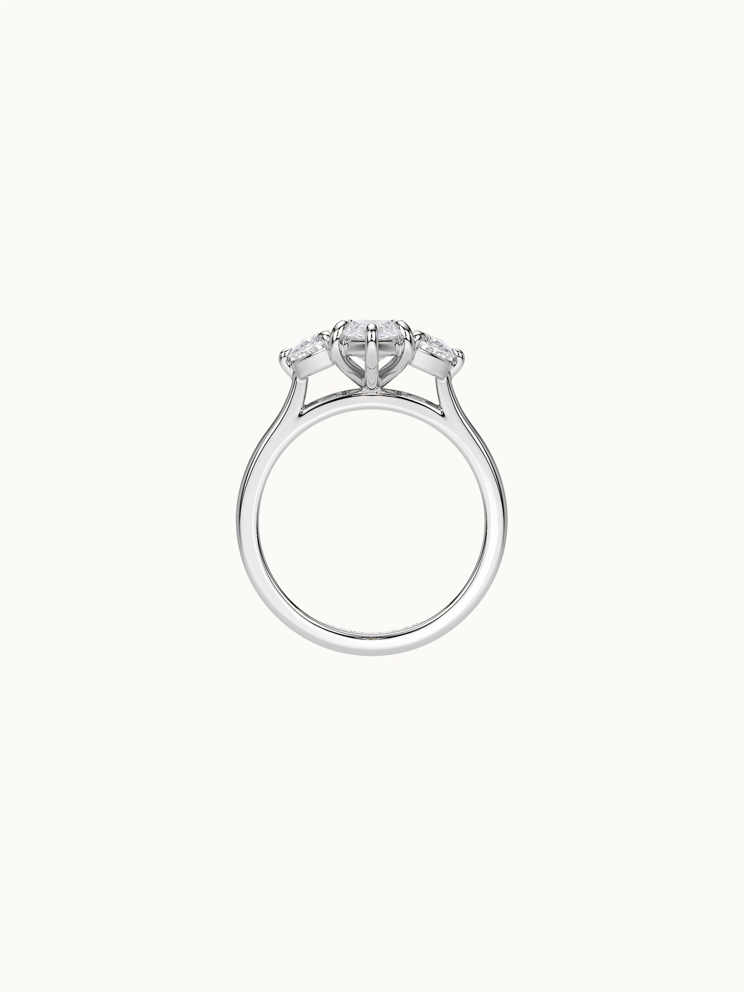 Solstice Diamond Line Solstice Engagement Ring – MARLII LAB