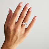 Oasis Emerald Wedding Ring