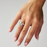 Oasis Emerald Wedding Ring