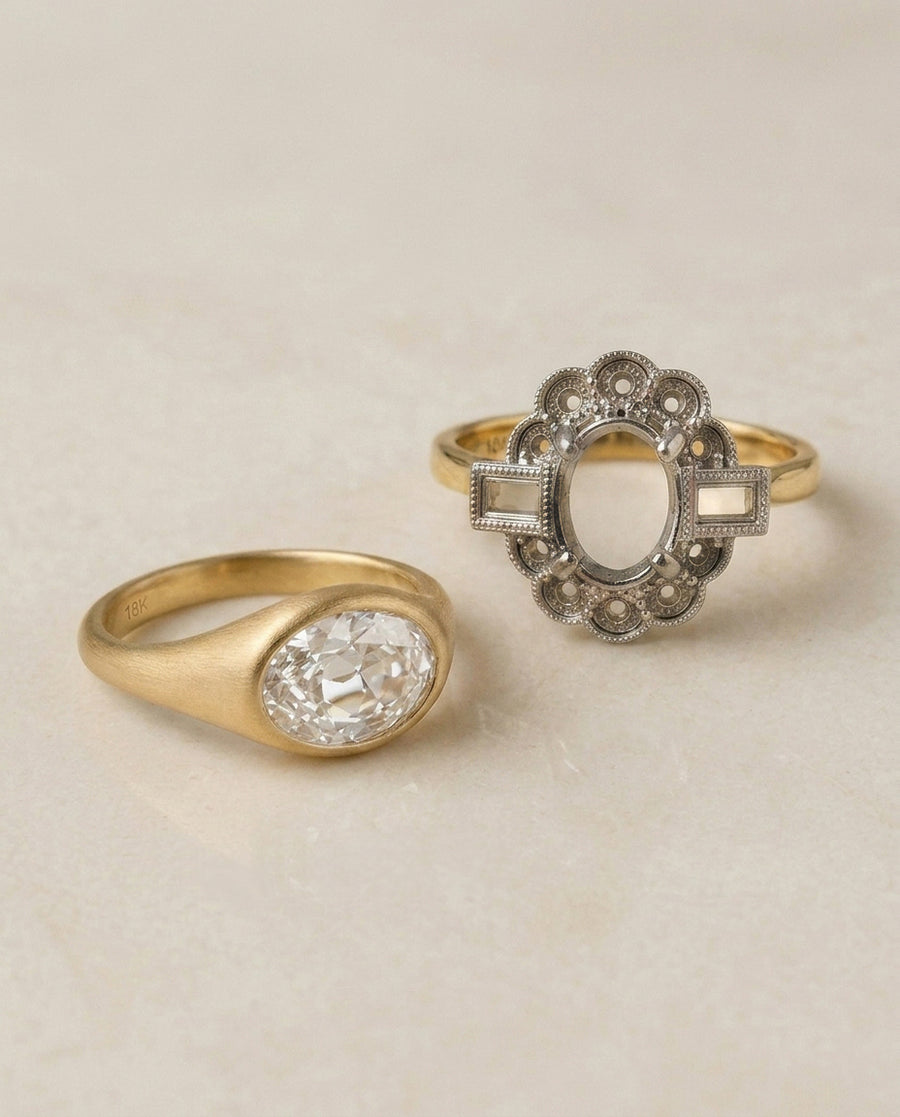 No. 033 — inherited old mine oval