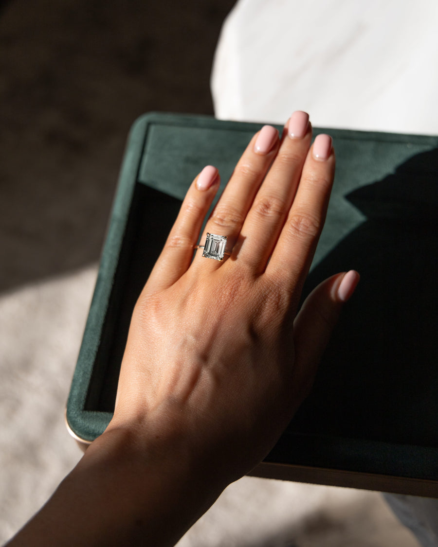 Muse Emerald Engagement Ring