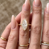 Marquise Diamond in Ultra-Fine Pavé Bezel