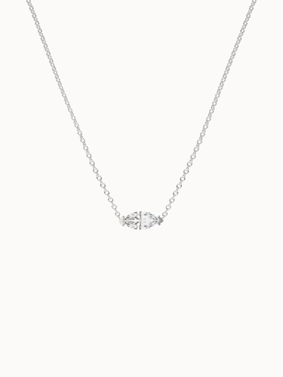 Marquise-Diamond-Pendant-White-Gold-MARLII-LAB