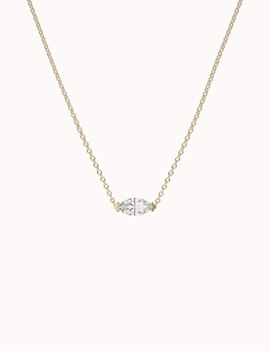 Marquise-Diamond-Pendant-Yellow-Gold-MARLII-LAB
