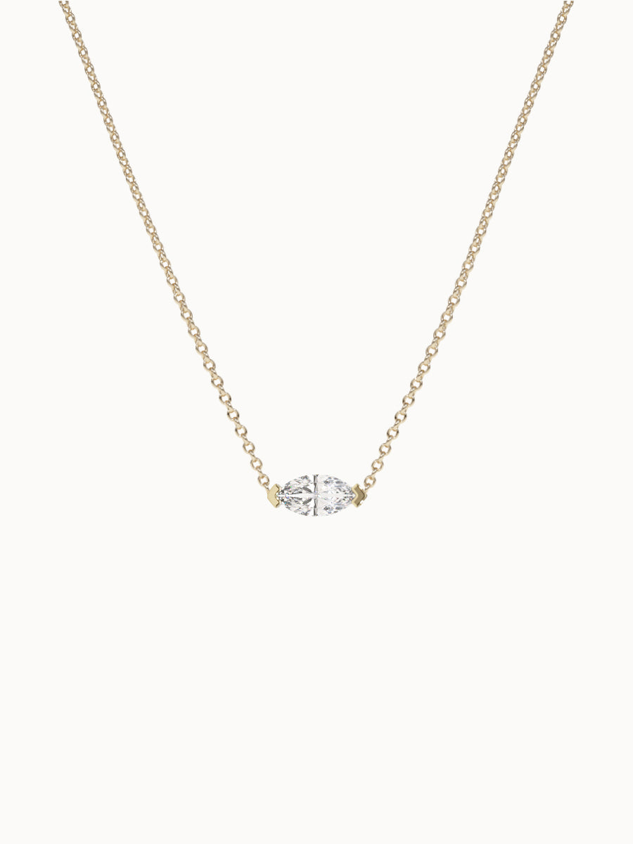 Marquise-Diamond-Pendant-Yellow-Gold-MARLII-LAB