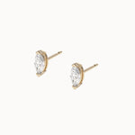 Marquise-Diamond-Studs-Yellow-Gold-6.5x3.25mm-MARLII-LAB