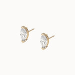 Marquise-Diamond-Studs-Yellow-Gold-8.75x4.75mm-MARLII-LAB