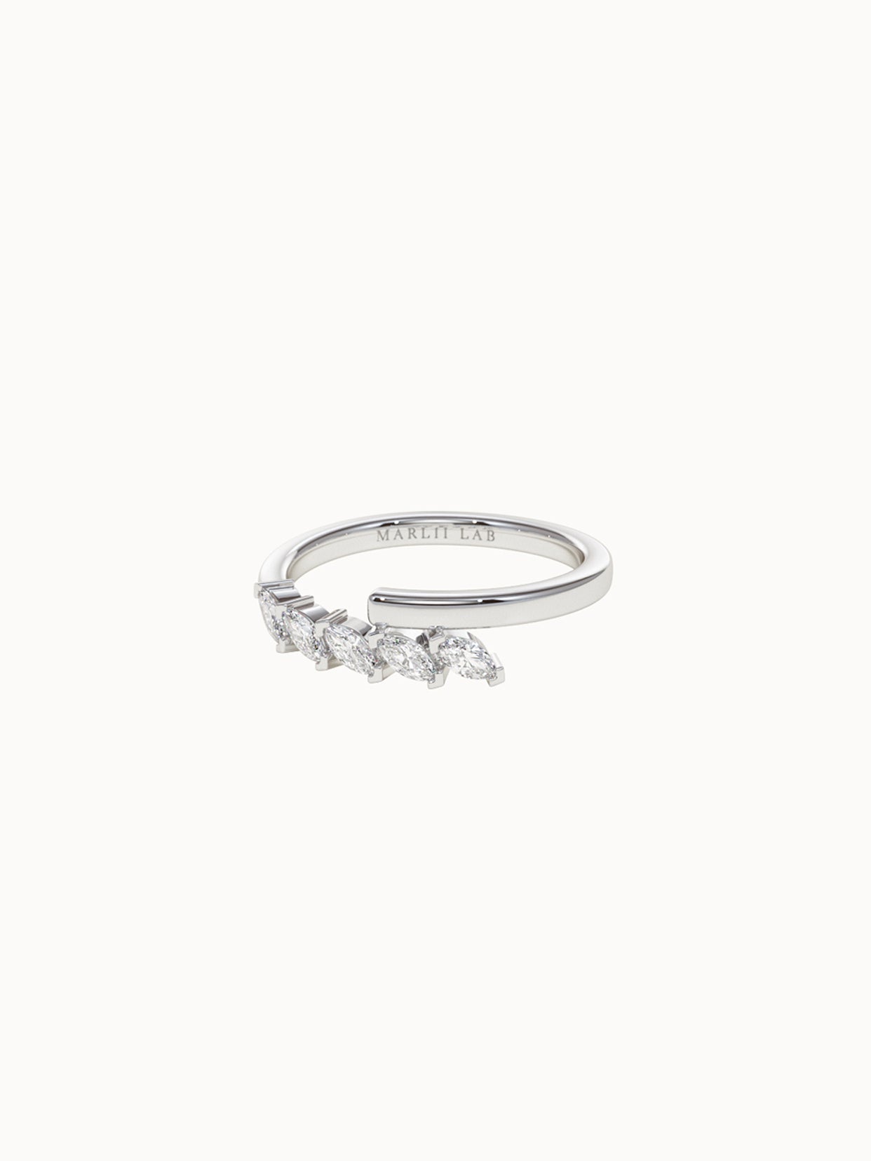 Marquise-Diamond-and-Gold-Crossover-Ring-White-Gold-MARLII-LAB