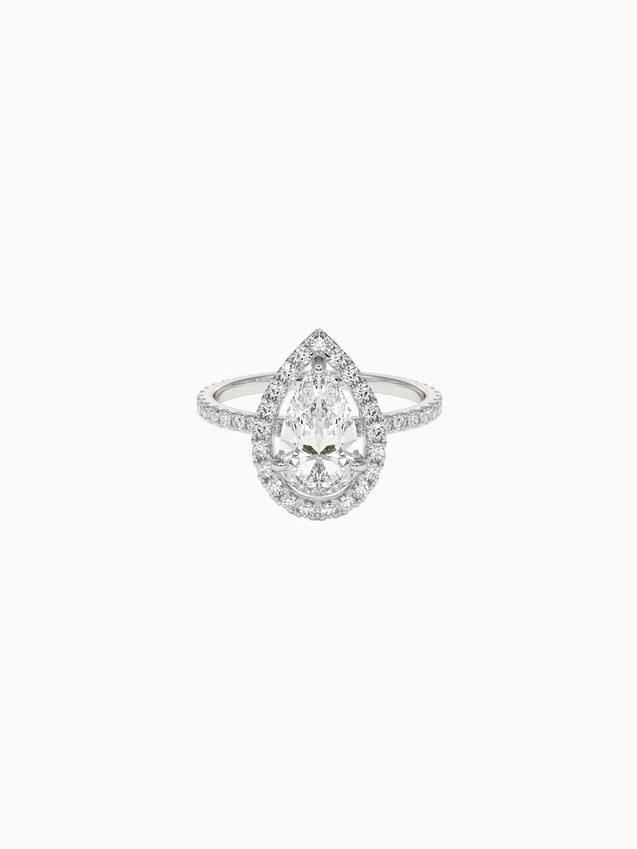 Pear-Cut-Diamond-Halo-Engagement-Ring-White-Gold-MARLII-LAB