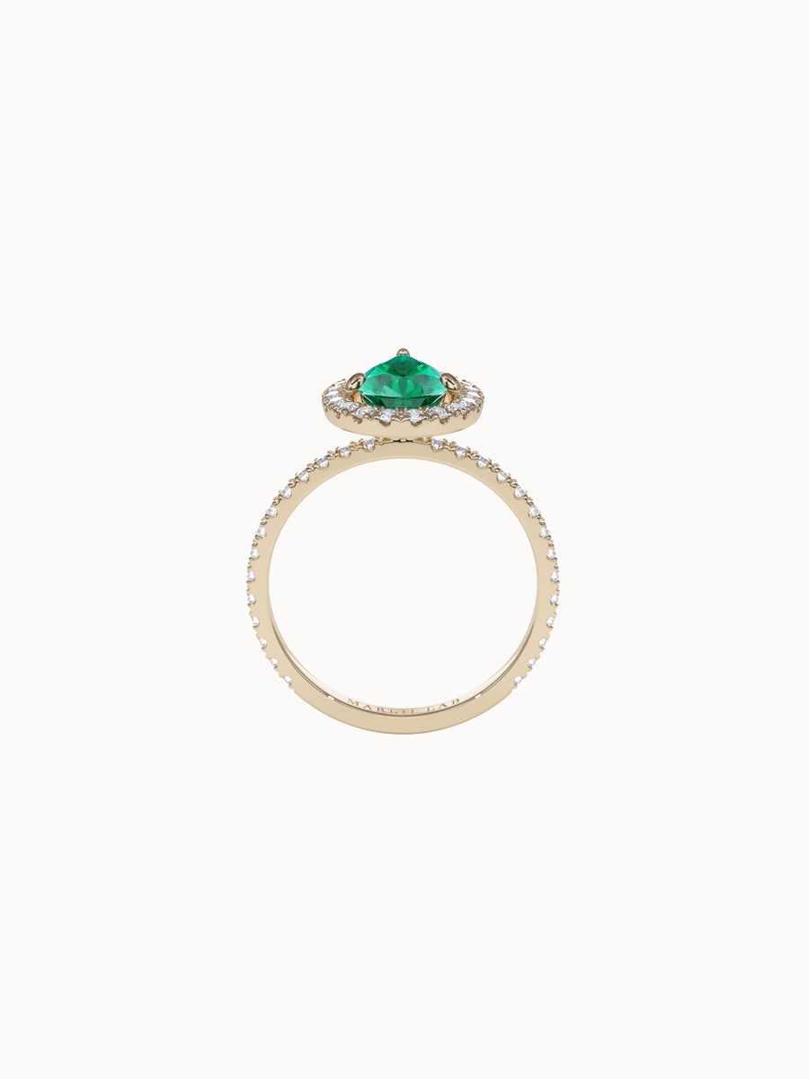 Pear-Cut-Emerald-Halo-Engagement-Ring-Yellow-Gold-MARLII-LAB