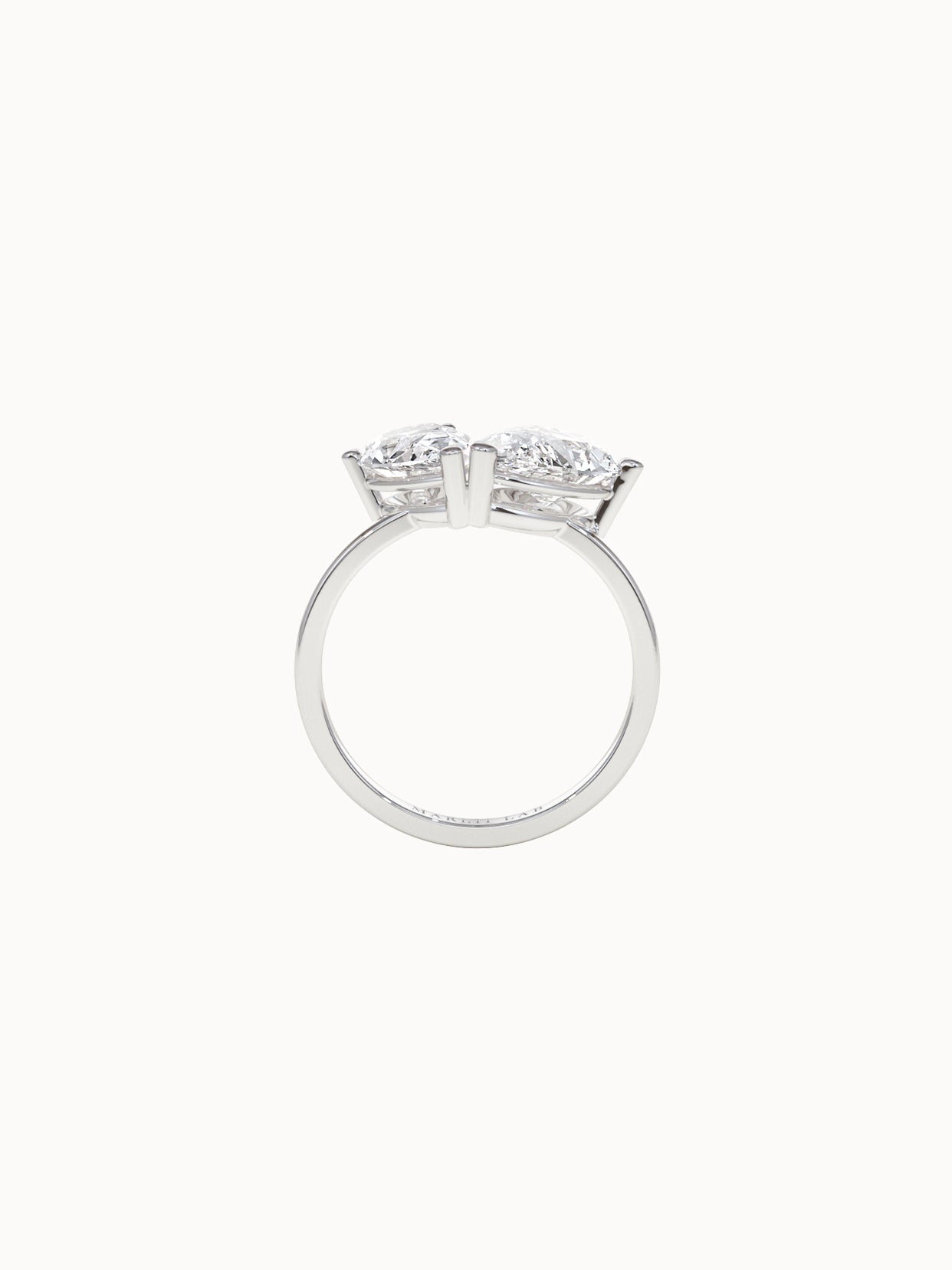 Pear-Cut-Toi-et-Moi-Diamond-Engagement-Ring-White-Gold-MARLII-LAB
