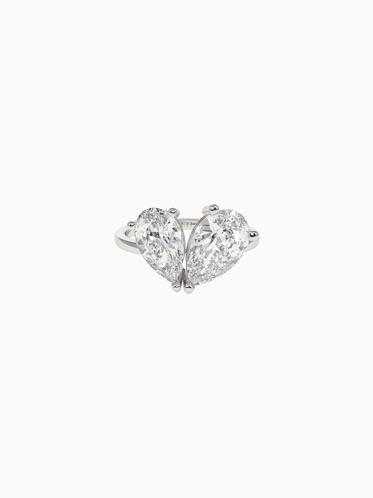 Pear-Cut-Toi-et-Moi-Diamond-Engagement-Ring-White-Gold-MARLII-LAB