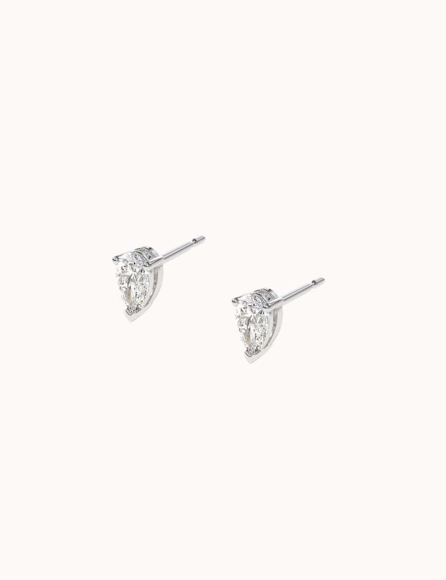 Pear-Diamond-Studs-White-Gold-6x3.5mm-MARLII-LAB