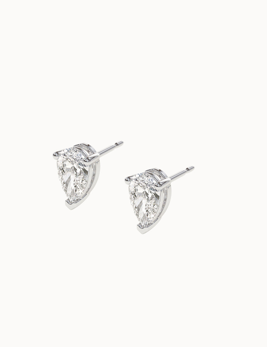 Pear-Diamond-Studs-White-Gold-8x5mm-MARLII-LAB