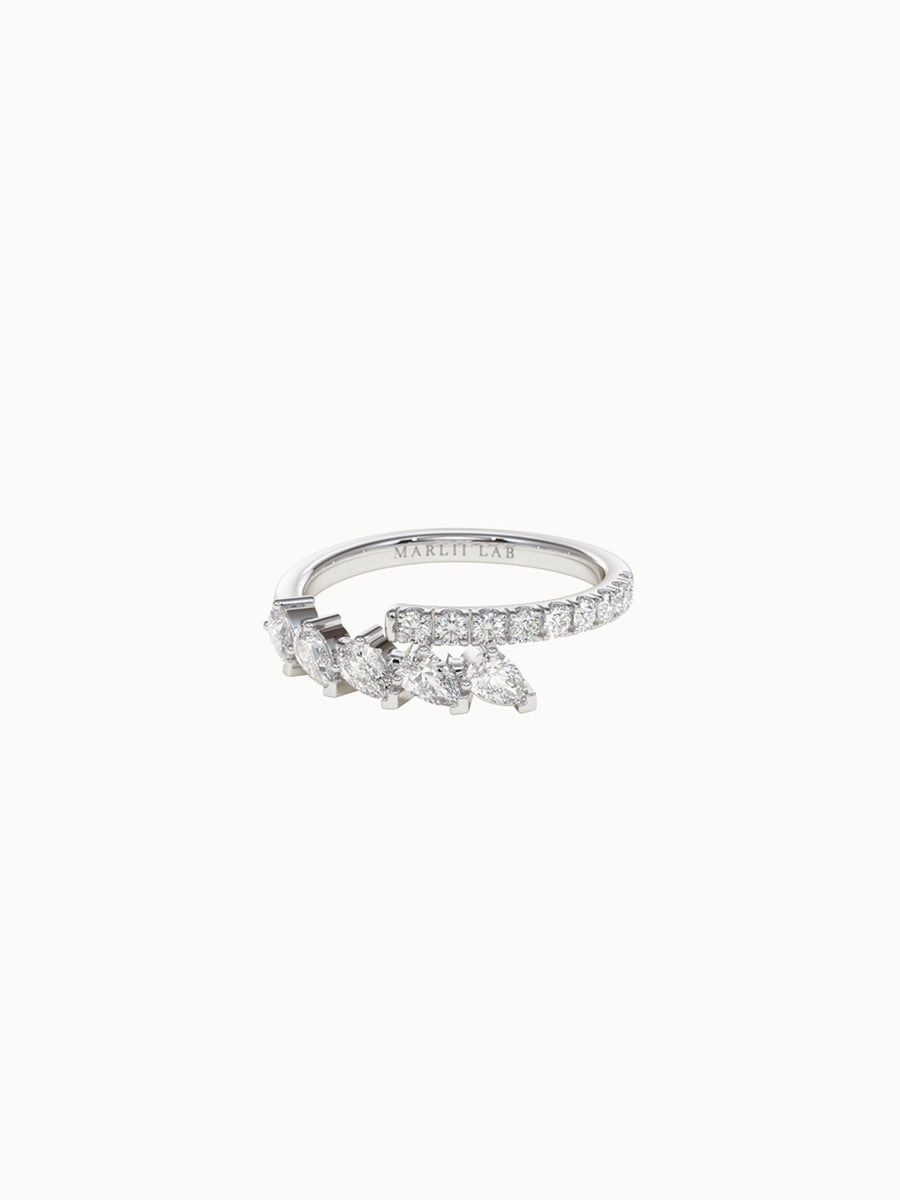 Pear-and-Pave-Diamond-Crossover-Ring-White-Gold-MARLII-LAB