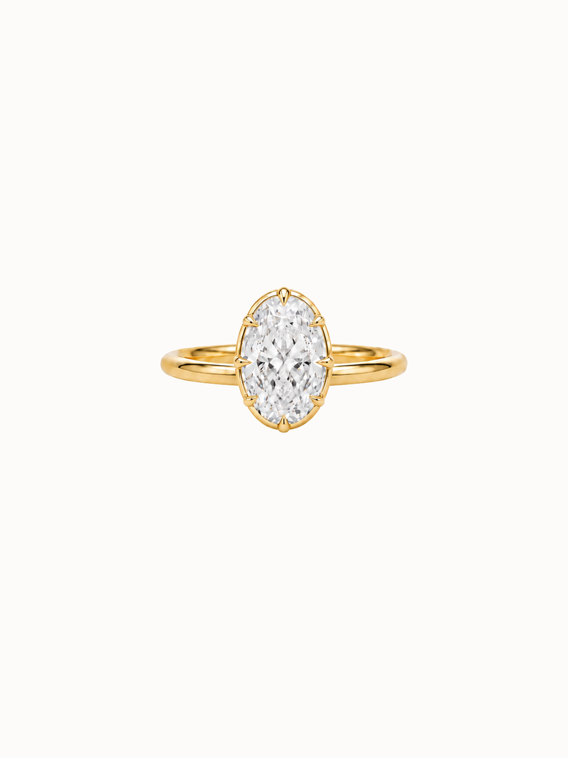 Georgian 2.85ct Oval