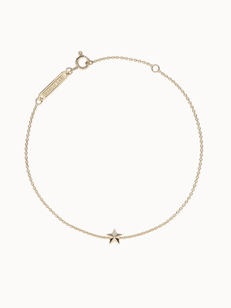 Solid-Gold-Star-Bracelet-Yellow-Gold-MARLII-LAB