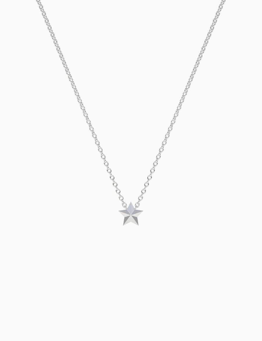 Solid-Gold-Star-Necklace-White-Gold-MARLII-LAB
